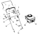 Page B Diagram and Parts List for 11A-106C402 2000 Yard Man Lawn Mower